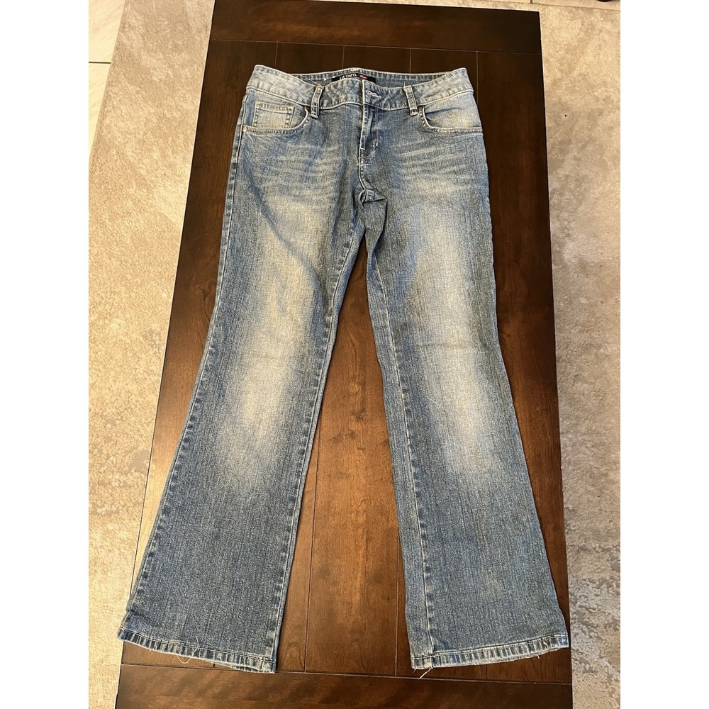 Lee Cooper Medium Blue Boot Leg Cut Cotton Denim Jeans‎ Womens 28